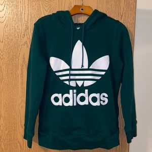 Adidas originals hoodie green medium